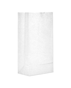 #3 White Paper Bag - 3 Pound - (500 - 10,000 Count)-Pharmacy Bags & Exit Bags